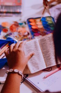 Child learning faith and academics through Christian tutoring