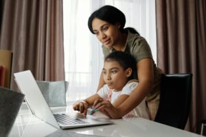 Gifted child receiving one-on-one tutoring with Family Focused Tutors